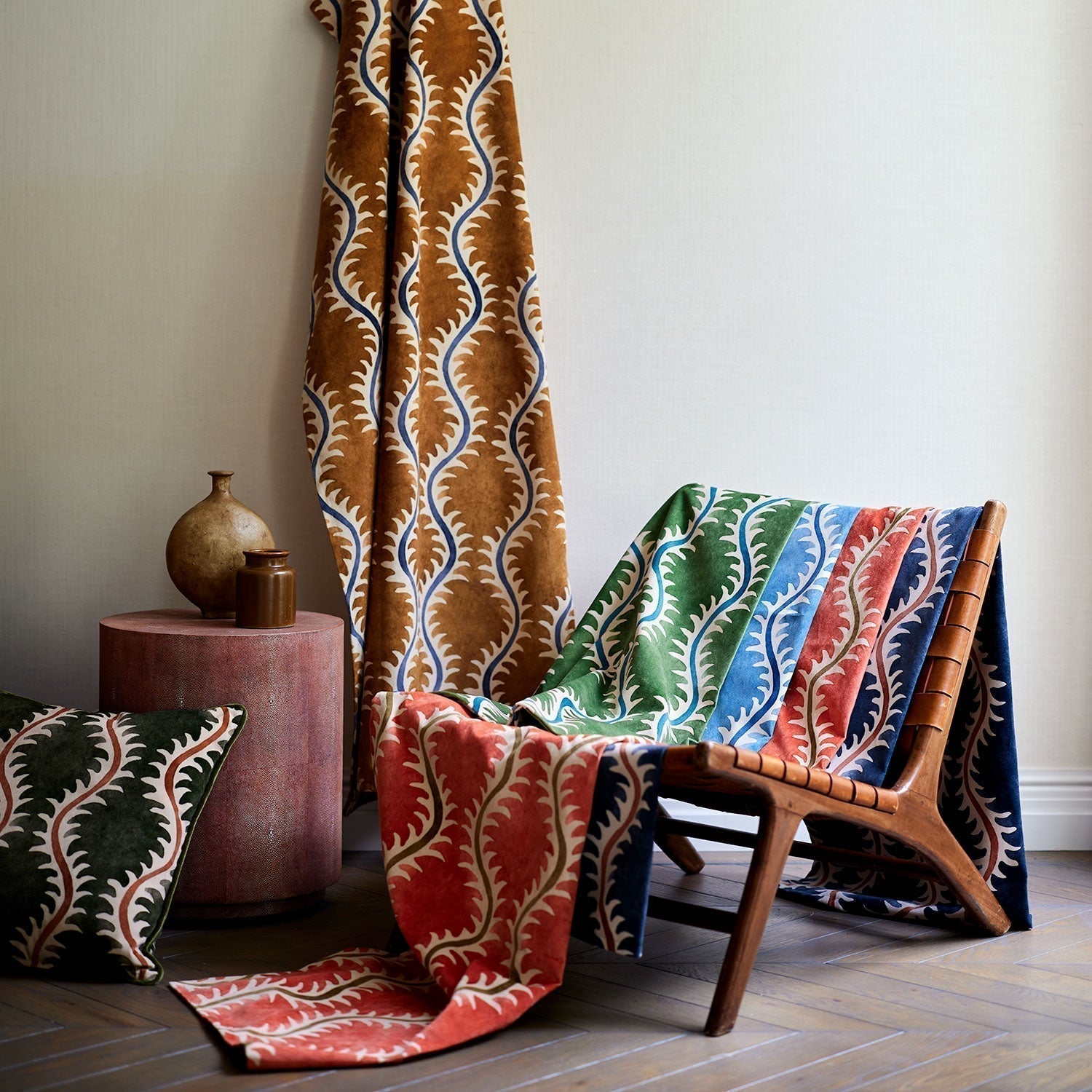 Linwood Fabric | Helter Skelter Velvet