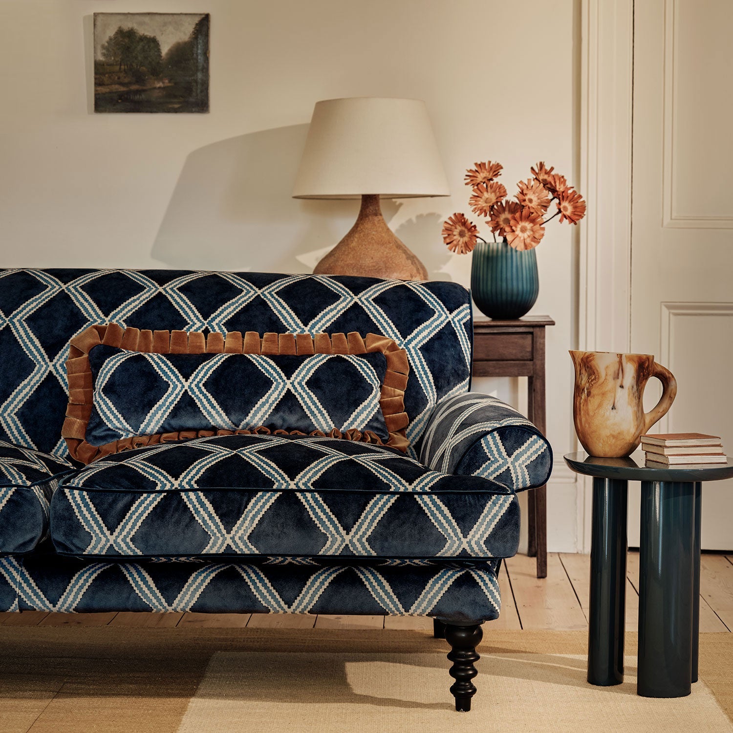 Inca – Printed Velvet Fabric