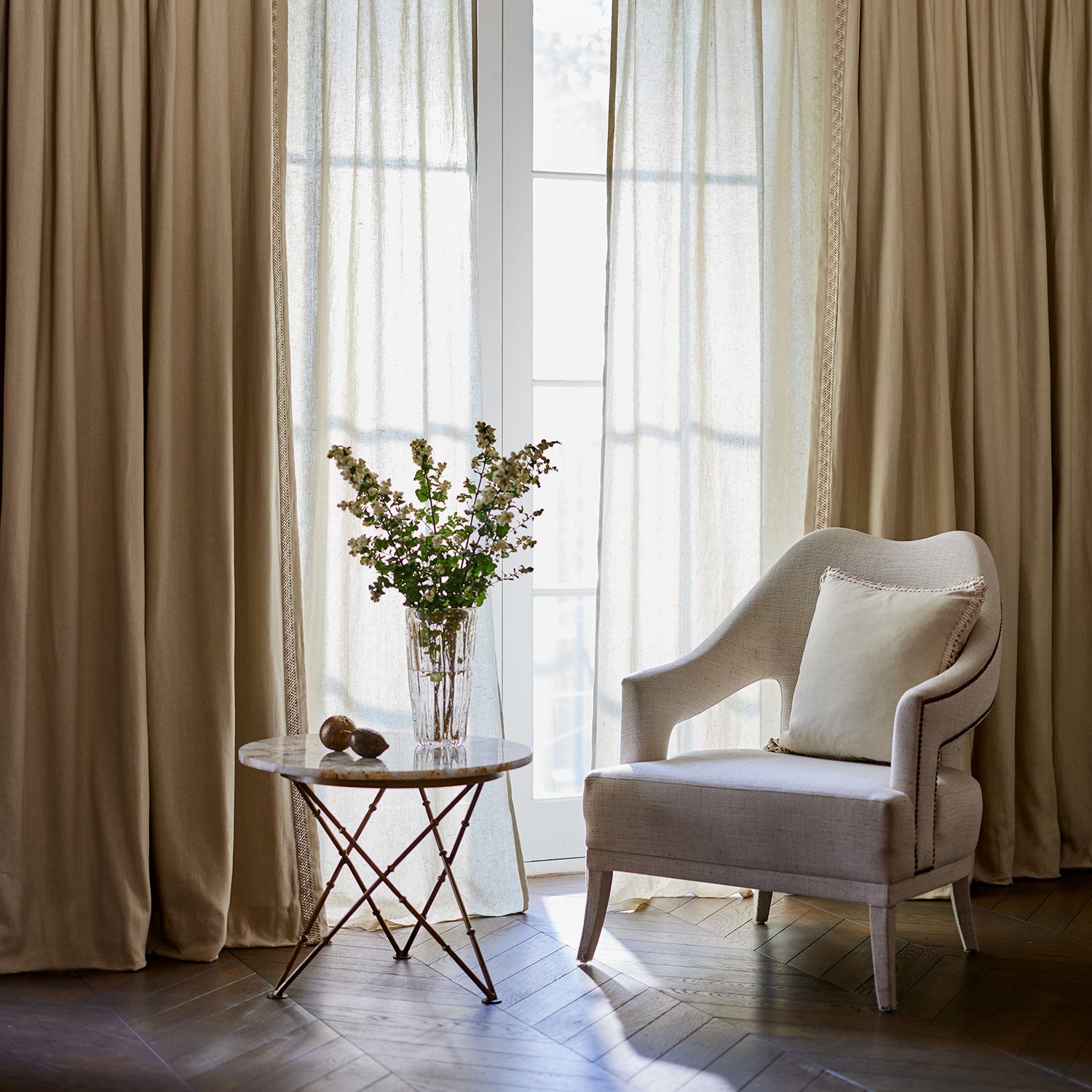Marietta | Linen Curtain Fabric