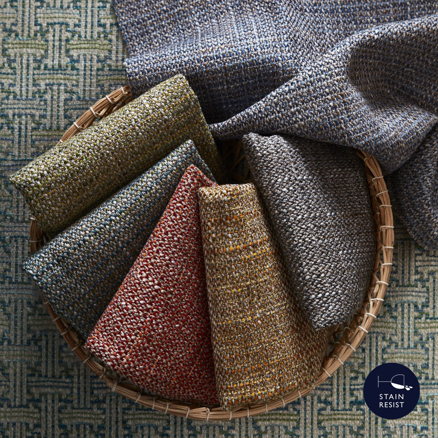 Lundy | Multi Coloured Upholstery Weaves