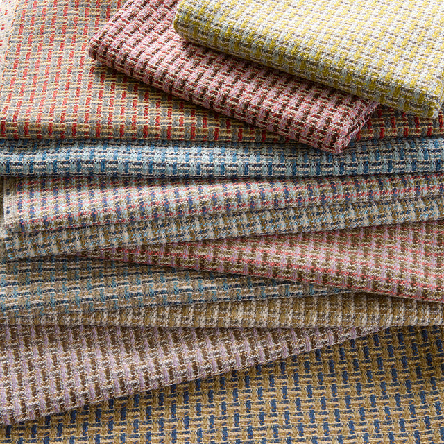 Pale Blue Dobby Weave Fabric, Yarn-Dyed Fabrics