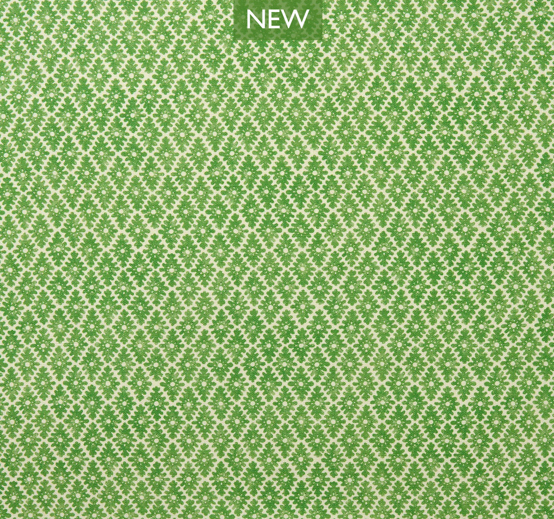 Ashfield Shamrock | Printed Linen Fabric | Linwood