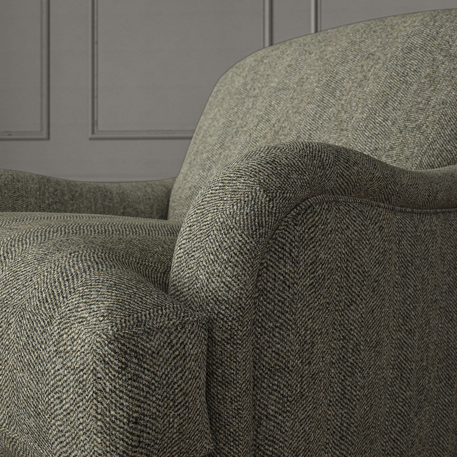 Foss – Slate | British Wool | Woven Fabric | Linwood