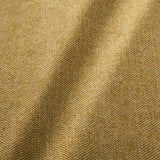 Sample of a classic herringbone woven fabric in yellow.