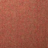 Sample of a classic herringbone woven fabric in red.