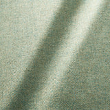 Sample of a classic herringbone woven fabric in blue.