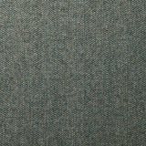 Sample of a classic herringbone woven fabric in blue.