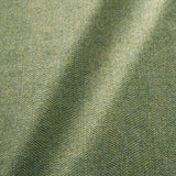 Sample of a classic herringbone woven fabric in green.