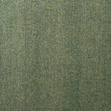 Sample of a classic herringbone woven fabric in green.