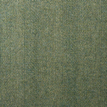 Sample of a classic herringbone woven fabric in green.