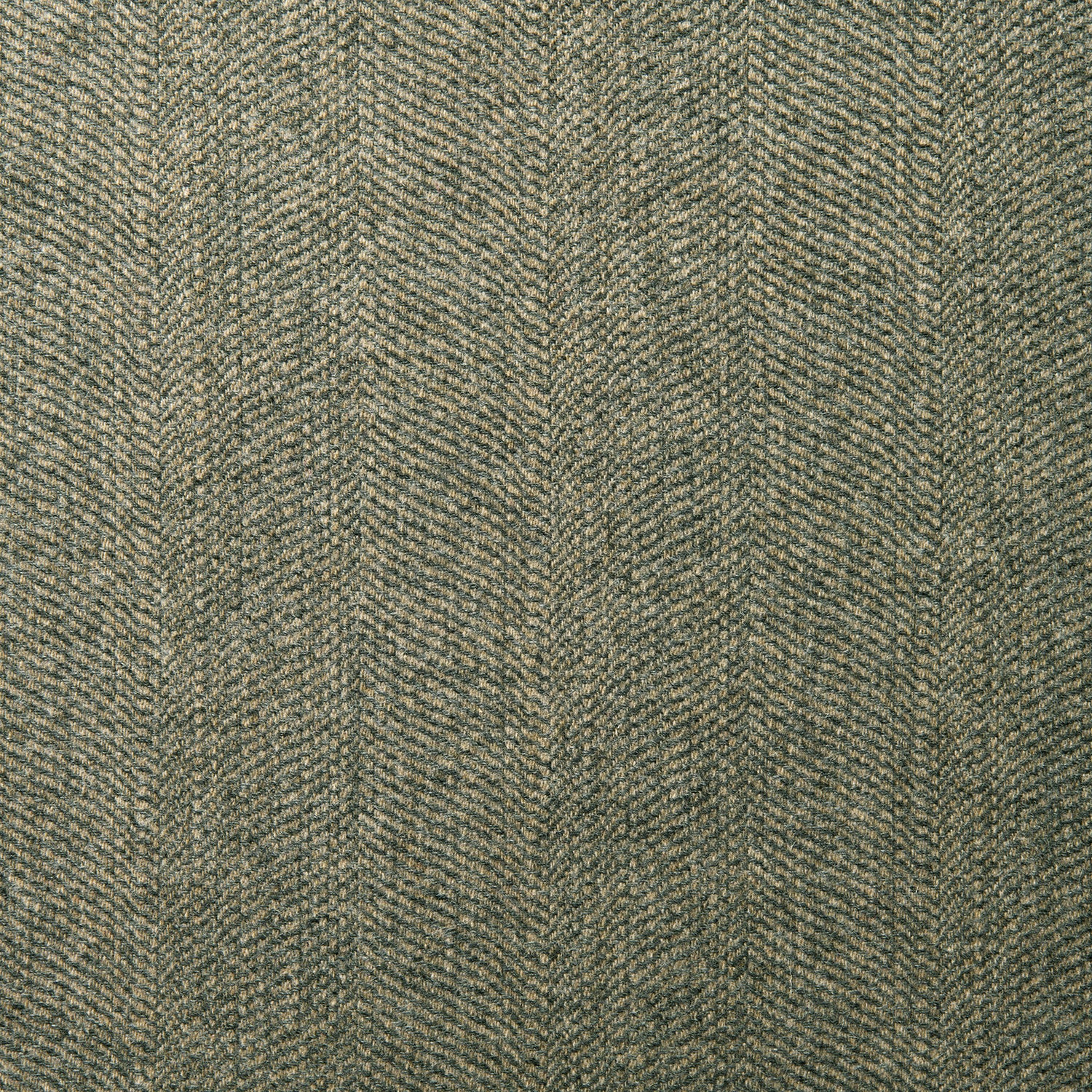 Sample of a classic herringbone woven fabric in grey.