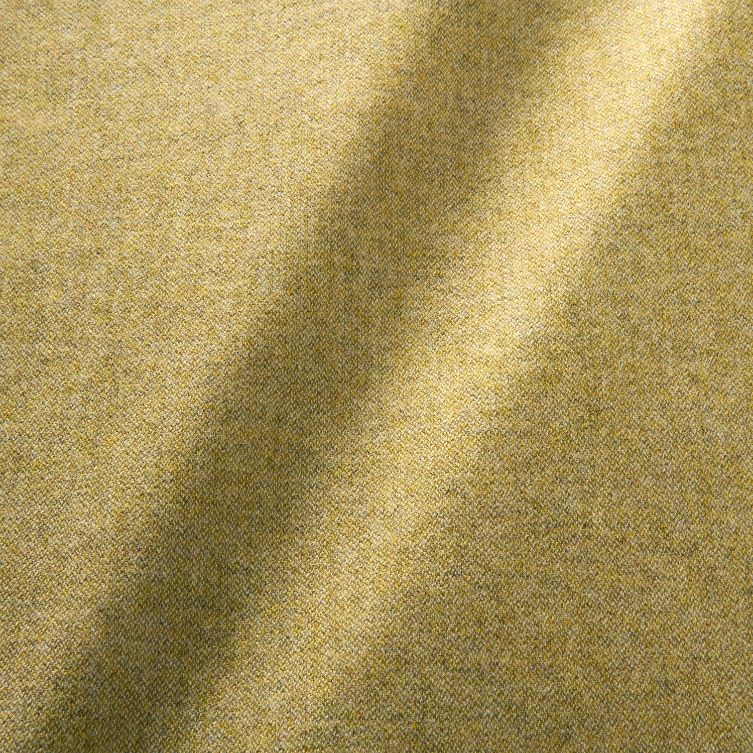 Sample of a pure wool woven fabric in yellow.