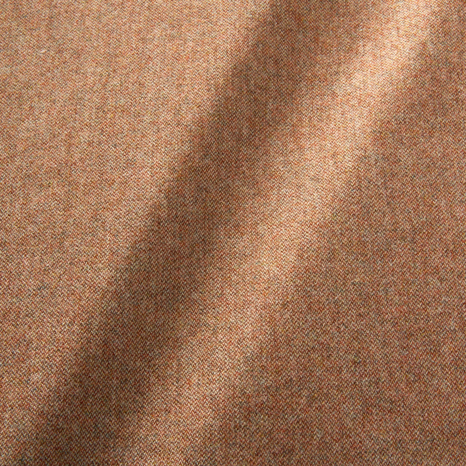 Sample of a pure wool woven fabric in orange.