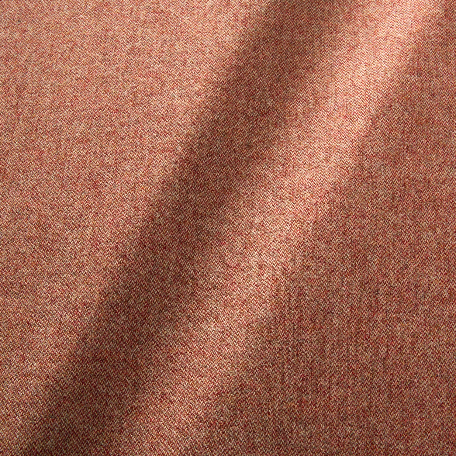 Sample of a pure wool woven fabric in red.