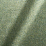 Sample of a pure wool woven fabric in green.