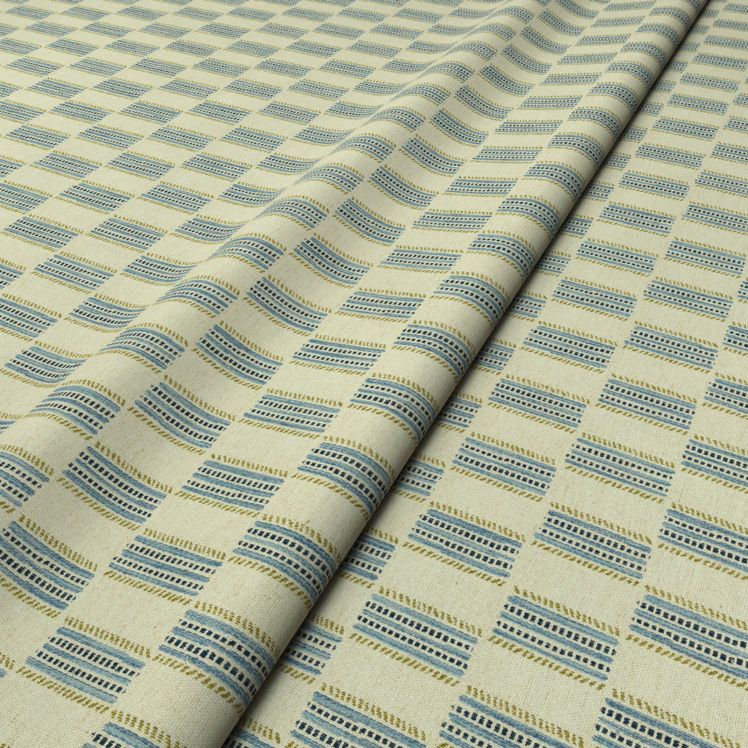 Strata – Bluestone | Textured Woven Upholstery Fabric | Linwood