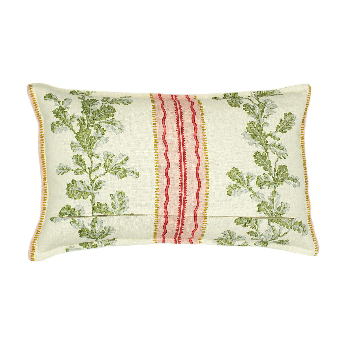Hester Pink Green Linen Cushion Linwood — free download