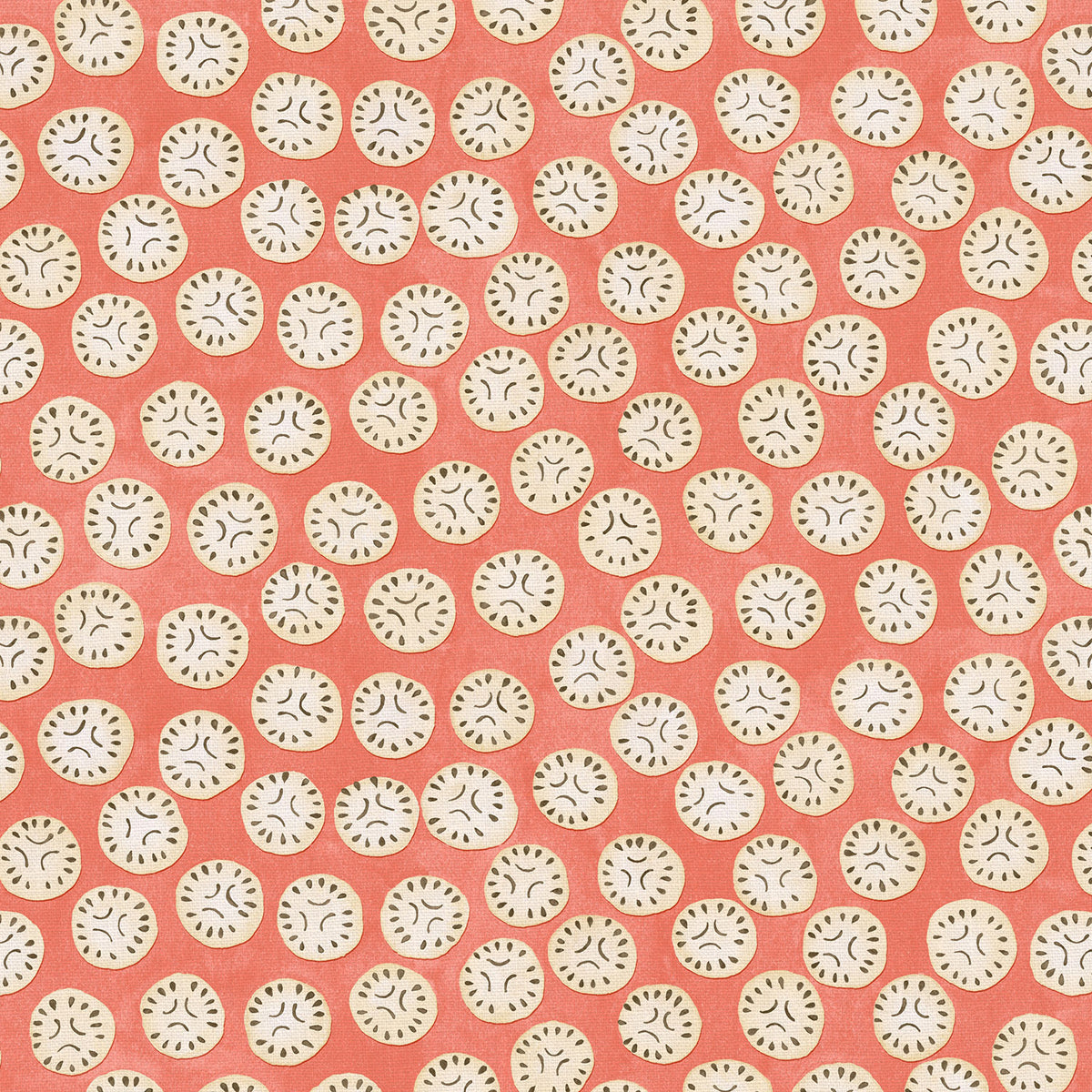 Chitgar – Watermelon | Printed Linen Fabric | Linwood