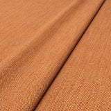 Close-up of Linwood’s Loxley Marmalade fabric – textured Italian weave in warm orange for upholstery.