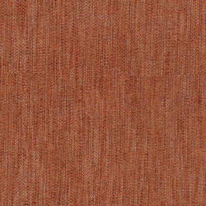 Close-up of Linwood’s Loxley Redwood fabric – textured Italian weave in warm red-brown for upholstery.