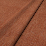 Close-up of Linwood’s Loxley Redwood fabric – textured Italian weave in warm red-brown for upholstery.
