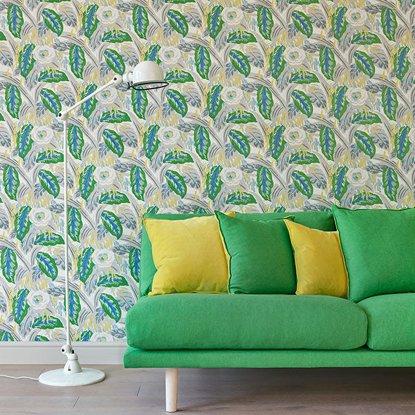 Les Fauves Scandi Leaf Wallpaper by Linwood Wallpaper - LW086/001