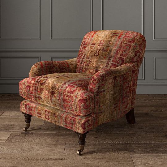 Samimi – Earth | Printed Velvet Fabric | Linwood