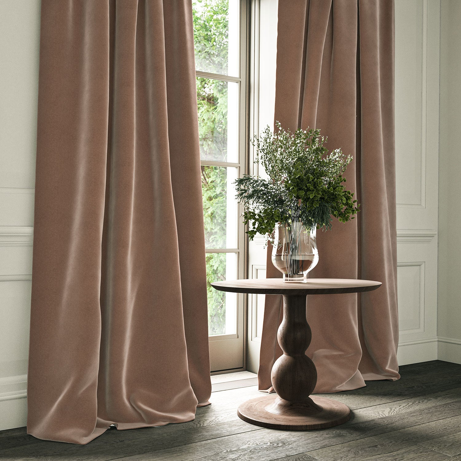 Linwood Omega IV Velvet Dusky Pink Upholstery Curtains linwood-omega-iv-velvet-dusky-pink-upholstery-curtains