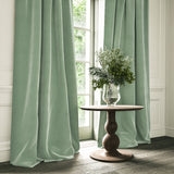 Linwood Omega IV Velvet – Sea Mist | Upholstery & Curtains