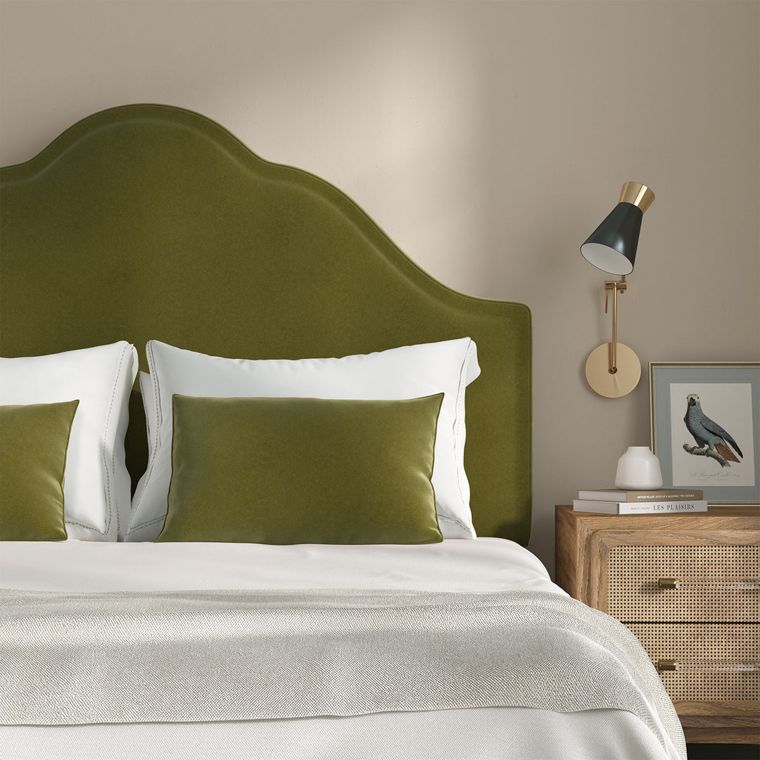 Linwood Omega IV Velvet – Lime | Upholstery & Curtains