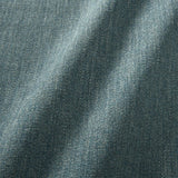 Sample of a plain luxurious woven fabric in blue.