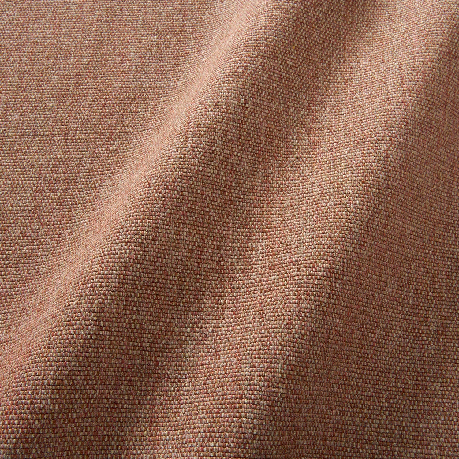 Sample of a plain luxurious woven fabric in red.