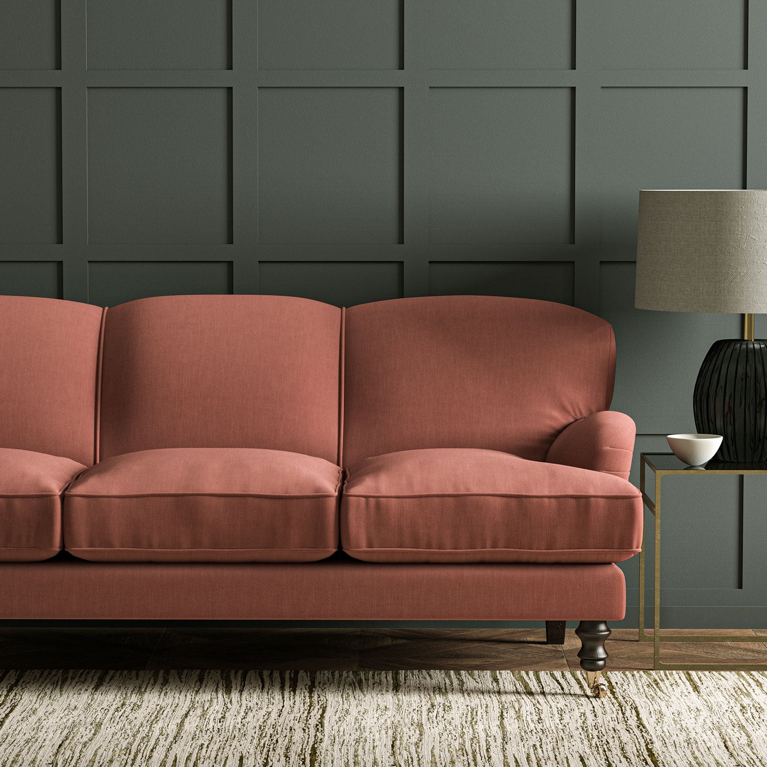 Pluto – Abi Rose | Textured Upholstery & Curtain Fabric | Linwood