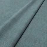 Sample of a chenille woven fabric in blue.