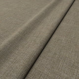 Sample of a chenille woven fabric in brown.