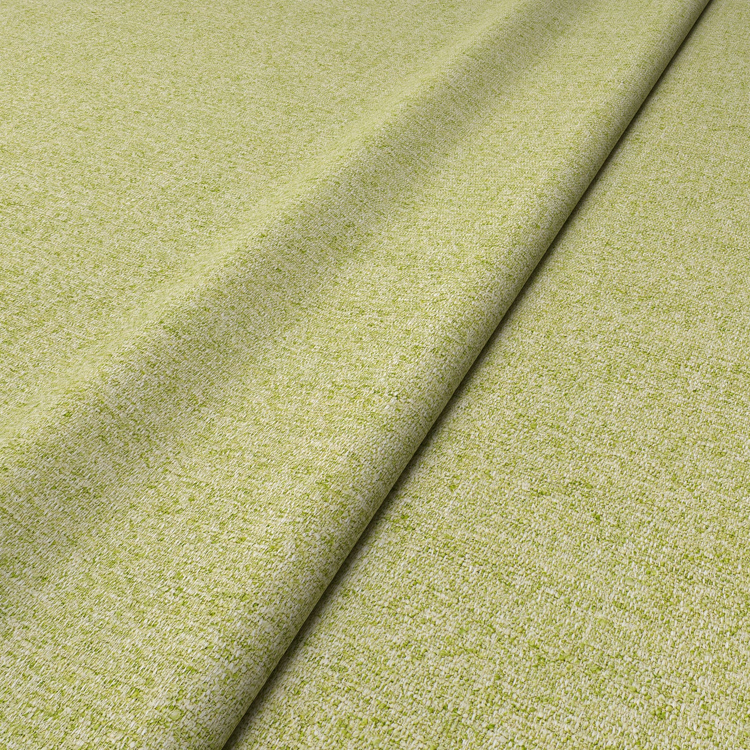 Woven Lime coloured fabric sample