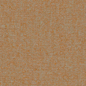 Woven orange coloured fabric sample