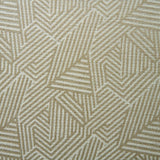 A woven fabric sample in beige and off-white featuring a geometric pattern.