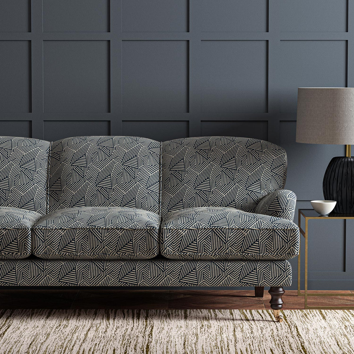 Sashay – Ink | Woven Fabric | Linwood