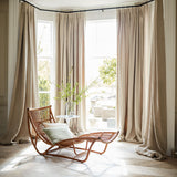 Linen curtain in Dove