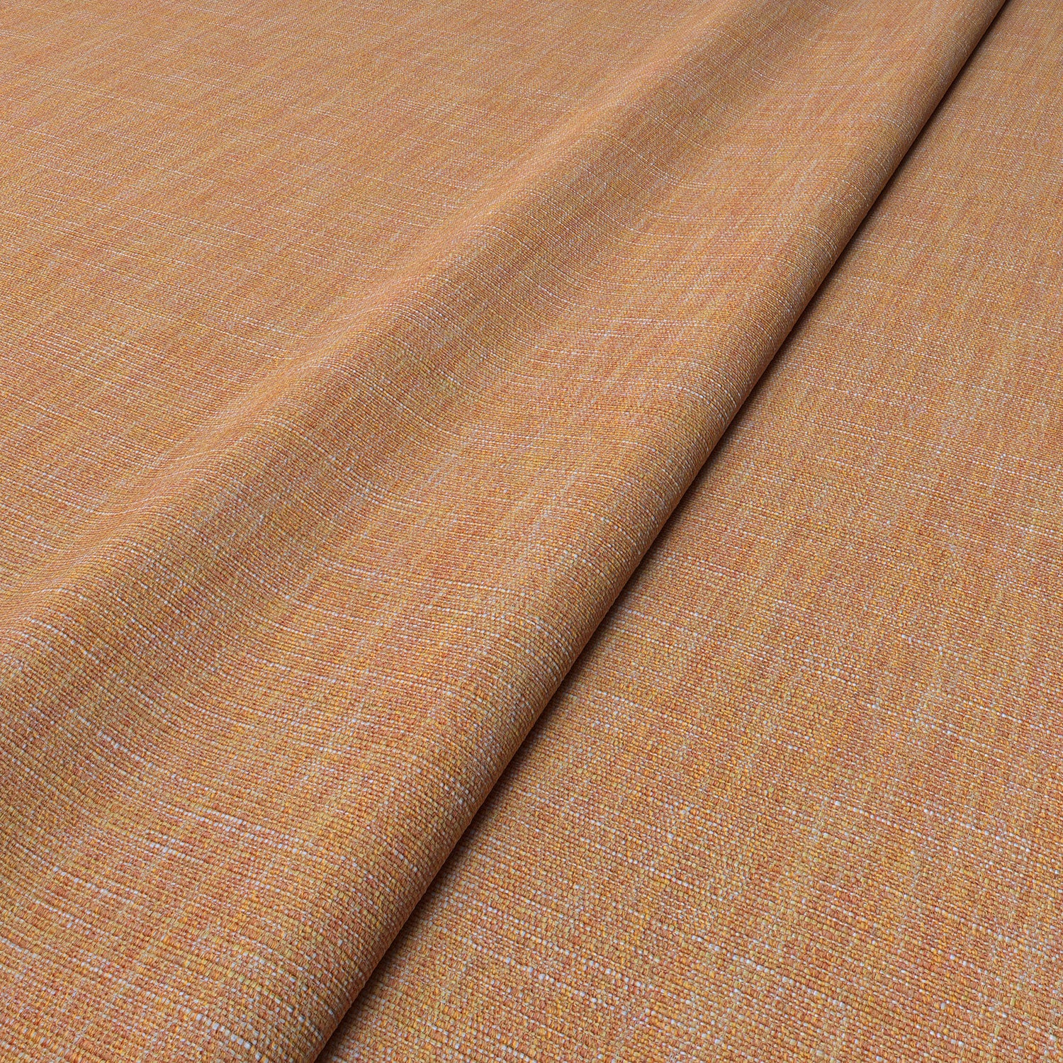 Sample of a versatile woven fabric in orange.