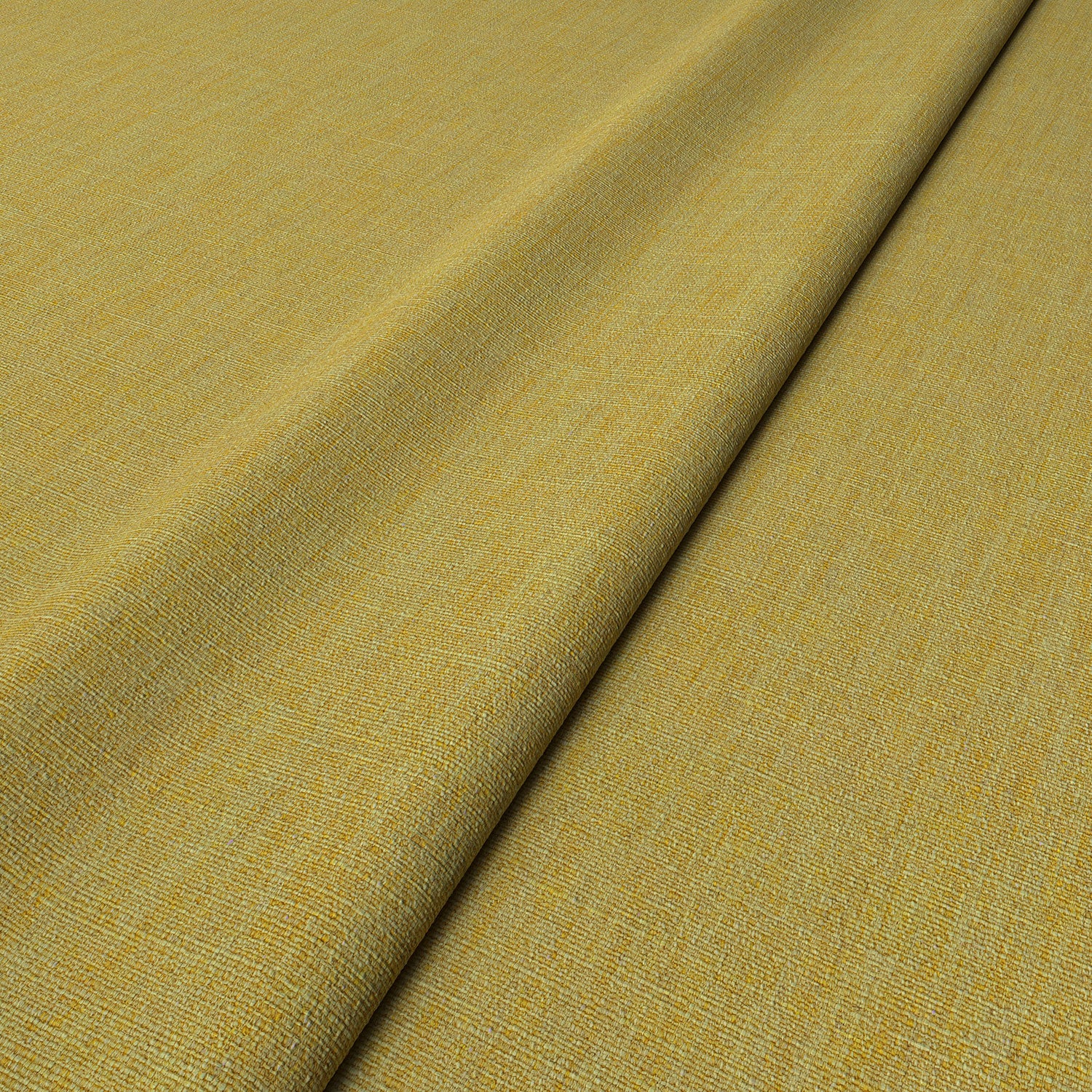 Sample of a versatile woven fabric in yellow.