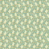 Capturing the beauty of the forest floor, this green wallpaper features leaves and flowers