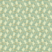 Capturing the beauty of the forest floor, this green wallpaper features leaves and flowers