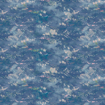 Sample of a painterly-style blue wallpaper.