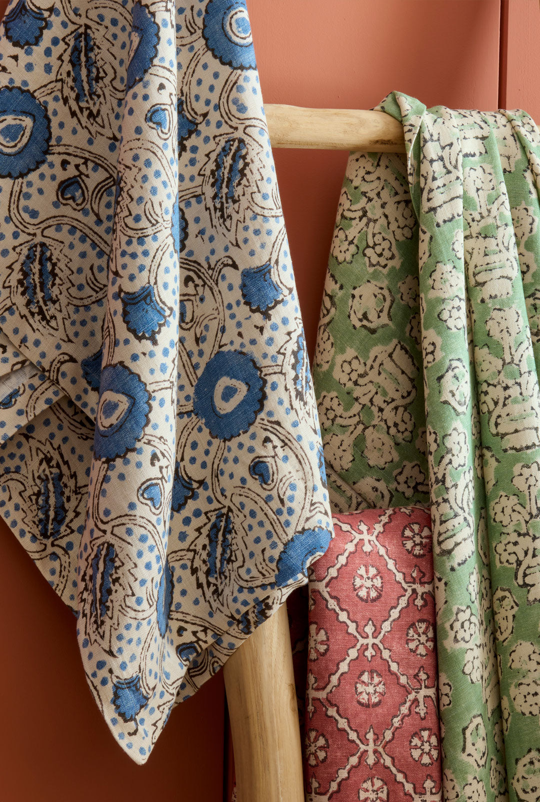 Linwood Collection Bibi | Printed Linen Fabric Collection – Linwood