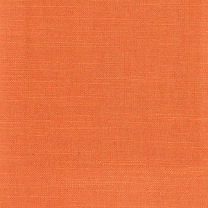 Plain fabric swatch, colour Tangerine.