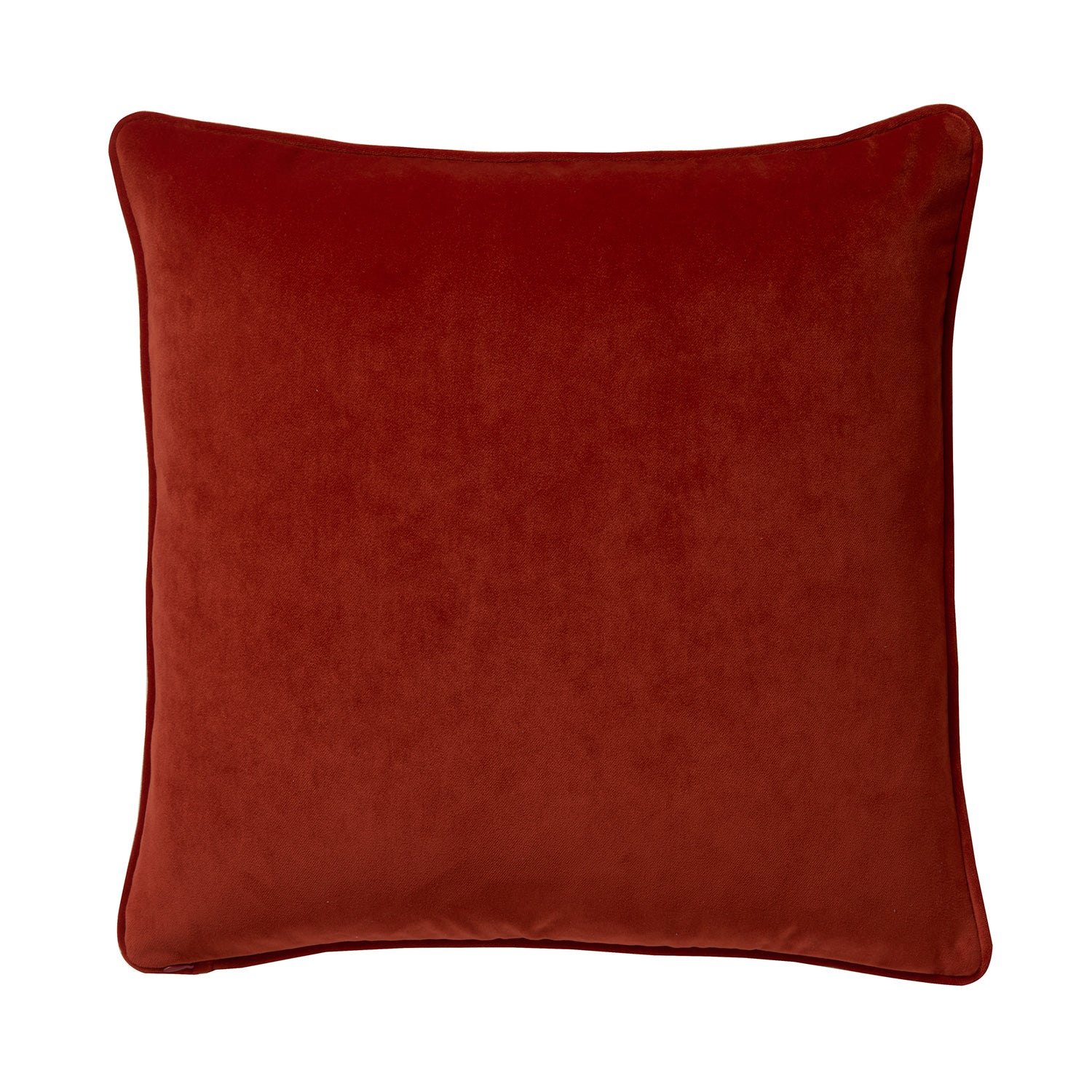 Velvet scatter cushion with an abstract multicoloured geometric design