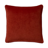 Velvet scatter cushion with an abstract multicoloured geometric design