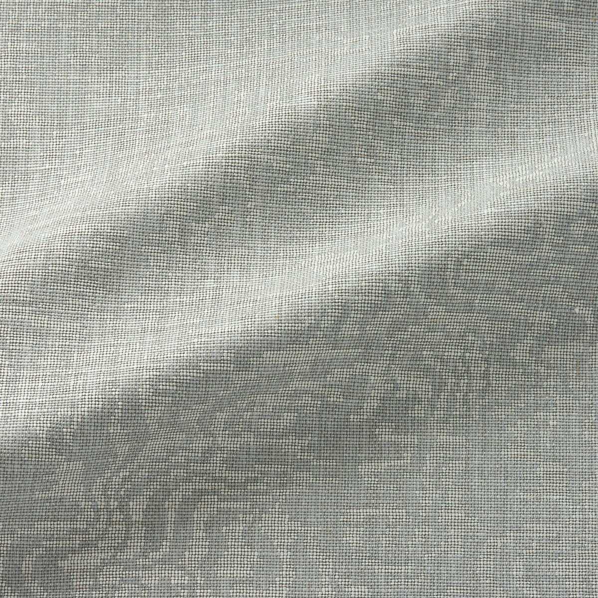 ANICHINI  Quorum Soft Herringbone Upholstery Linen Fabric In 28 Grey